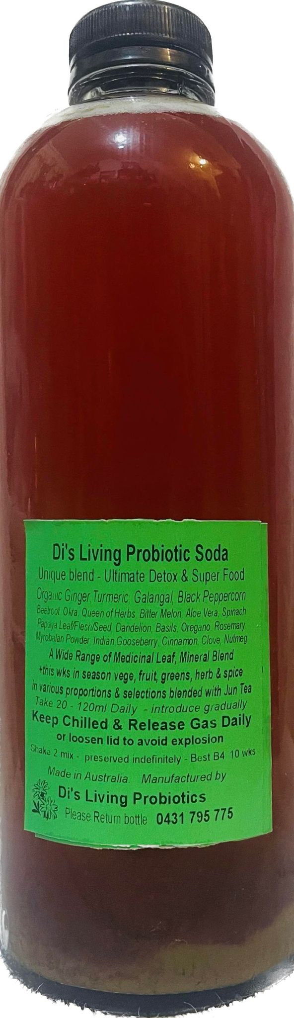 Di’s Living Probiotic Soda