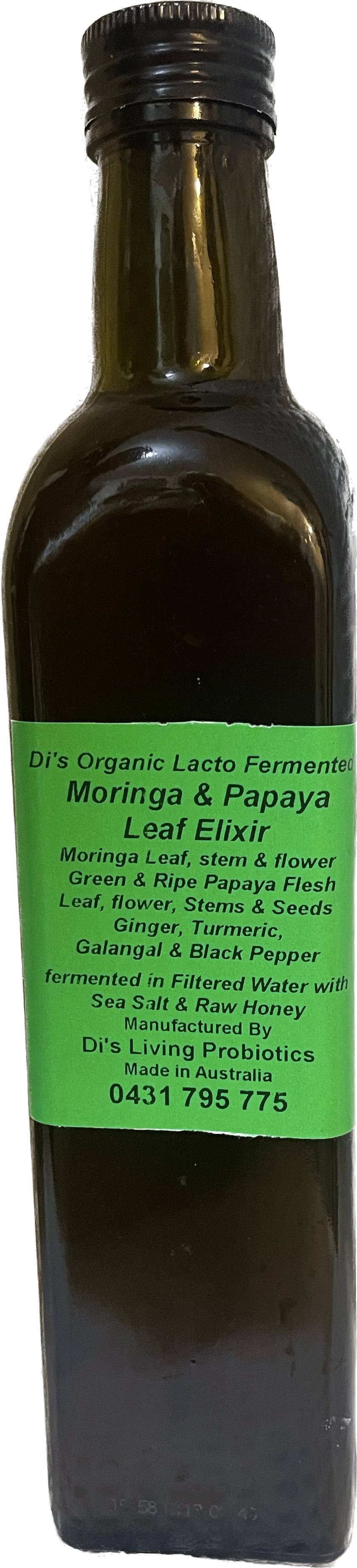Moringa and Papaya Leaf Elixir