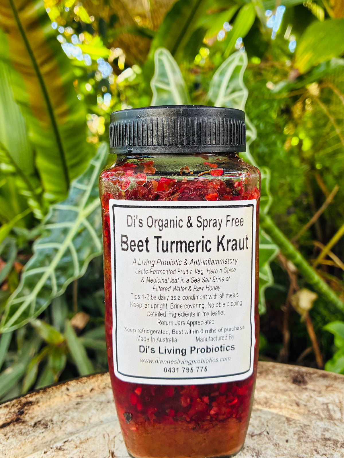 Turmeric Beet Kraut