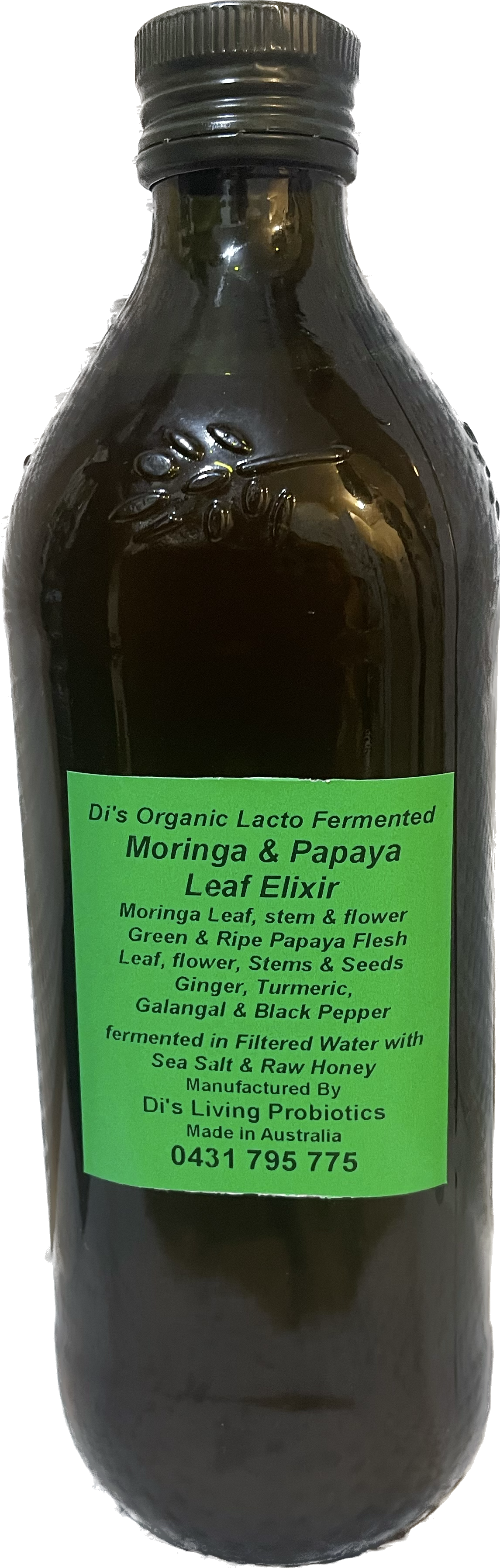 Moringa and Papaya Leaf Elixir